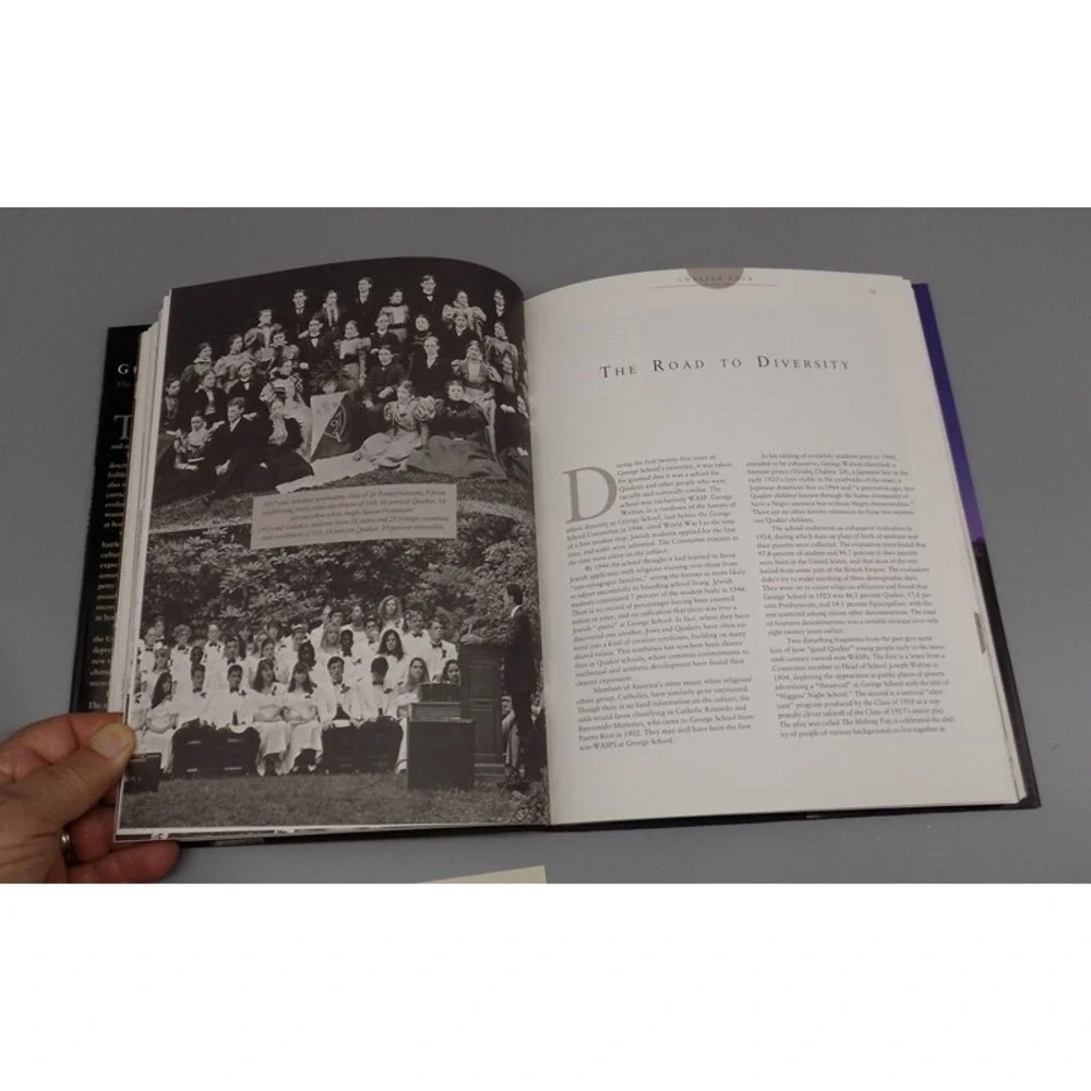 George School Signed History of a Quaker Community Kingdon Swayne Centennial HB